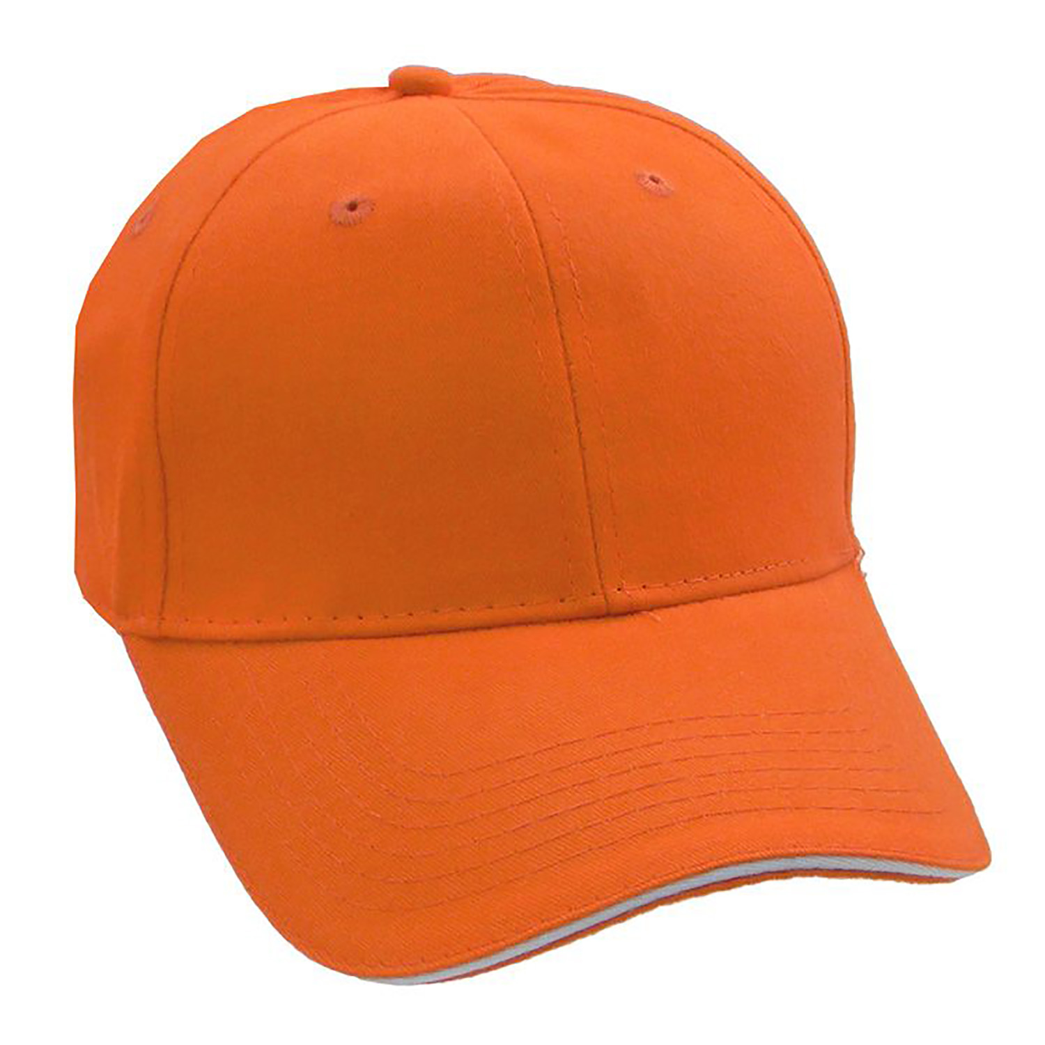 Brushed Cotton Twill Cap w/Sandwich Bill 26