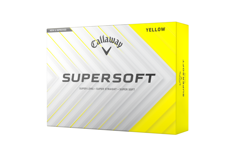 Callaway Supersoft Golf Balls - Yellow 2