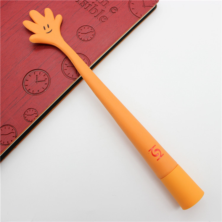 Funny Bending Hand Sign Ballpoint Pens for School Office 6