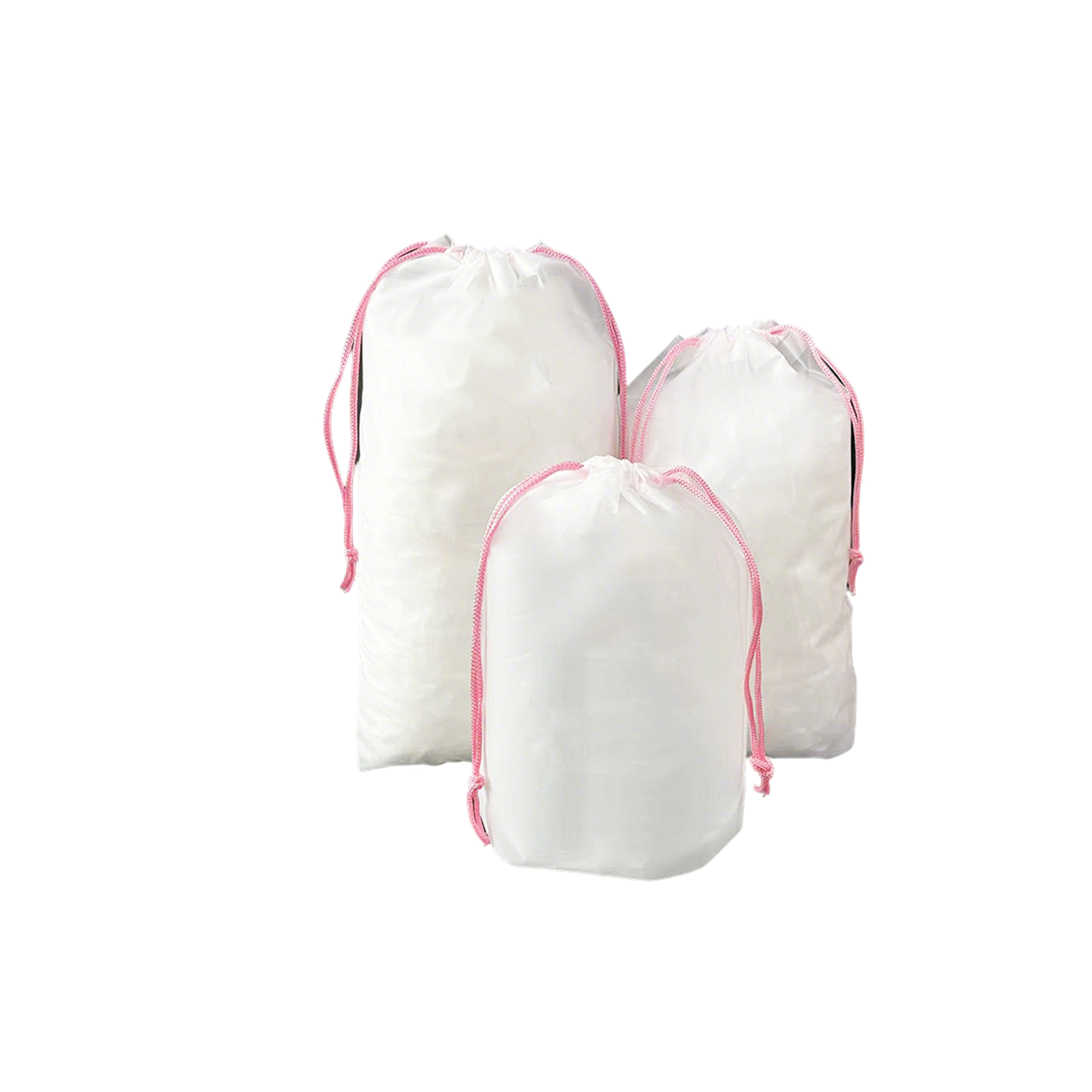 PE Transparent Drawstring Bag For Towel And Scarf 11.8 L 2