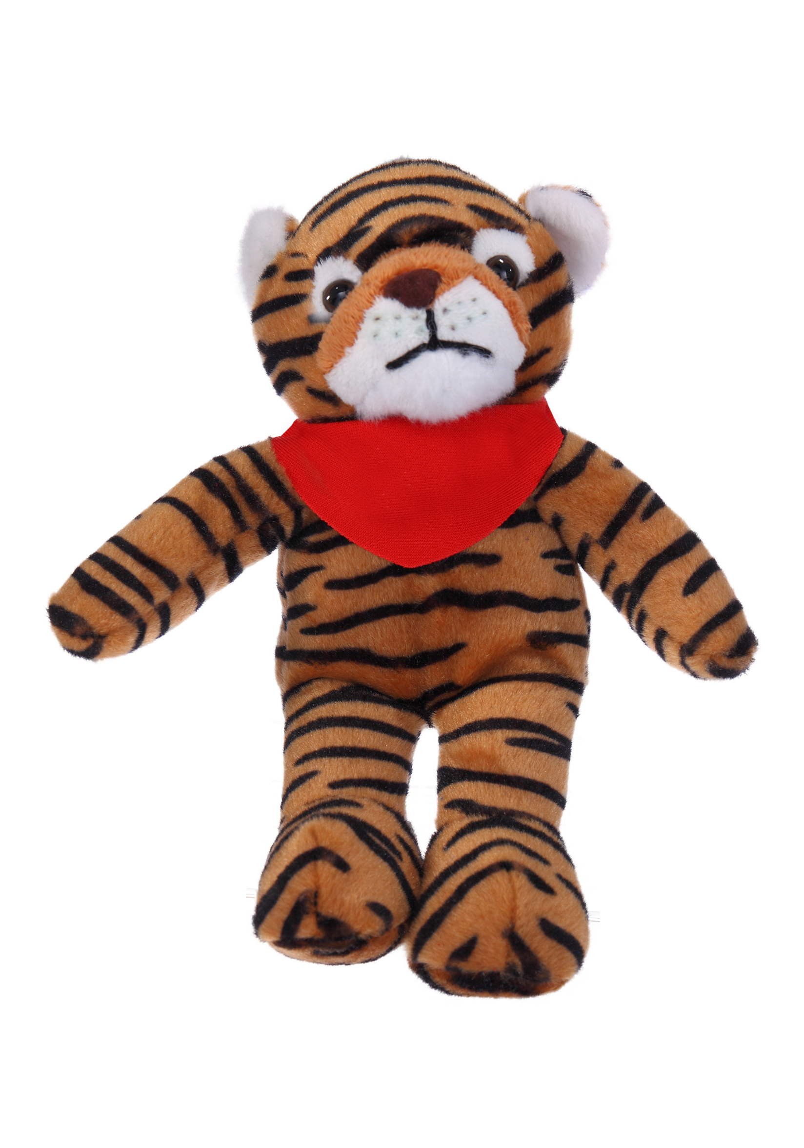 Soft Plush Stuffed Tiger with Bandana 3