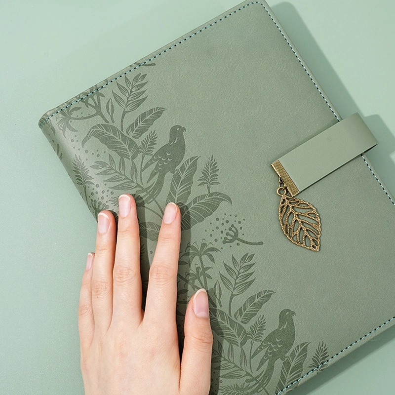 PU Leather A5 Business Travel Journal Binder Notebook 4