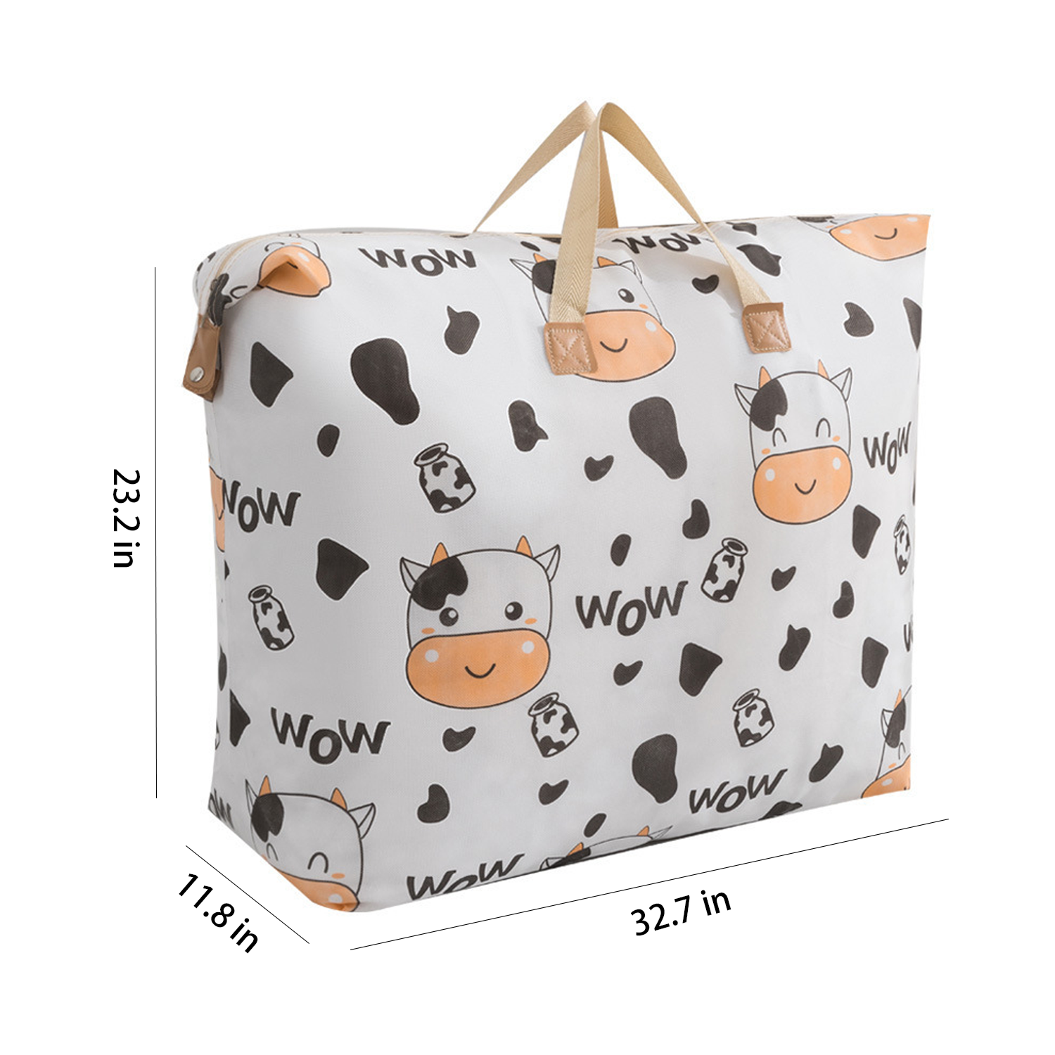 Large capacity cartoon cotton quilt storage bag 3