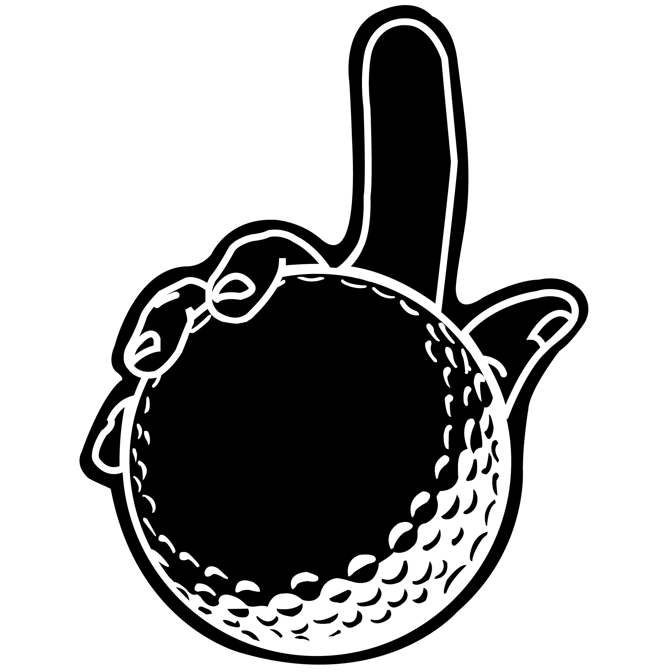 Large Golf Ball Hand 5
