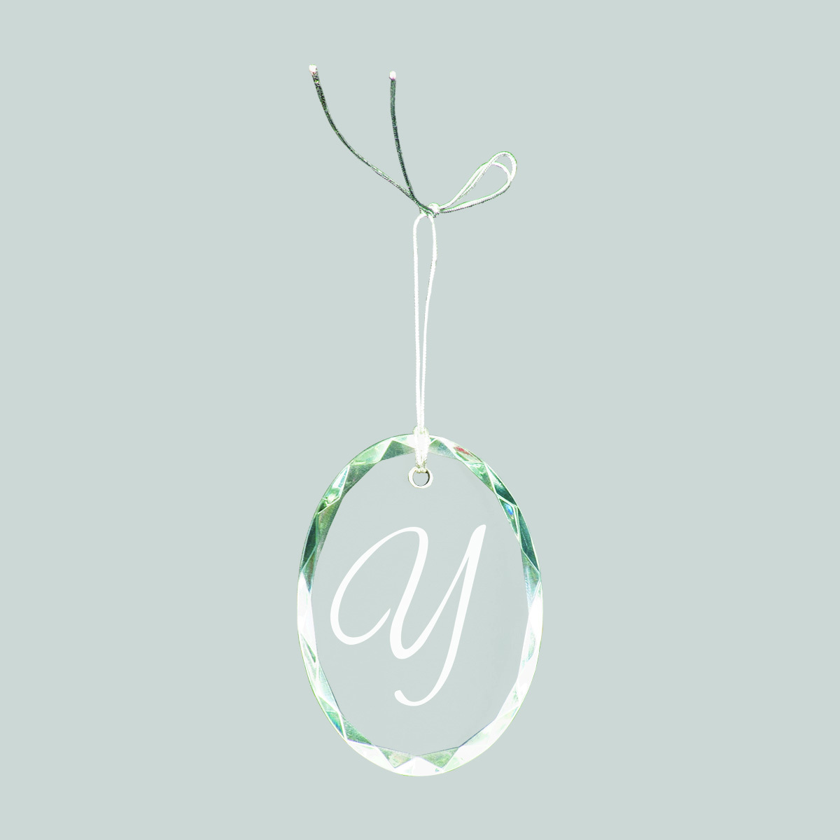 3" Crystal Round Faceted Ornament 5