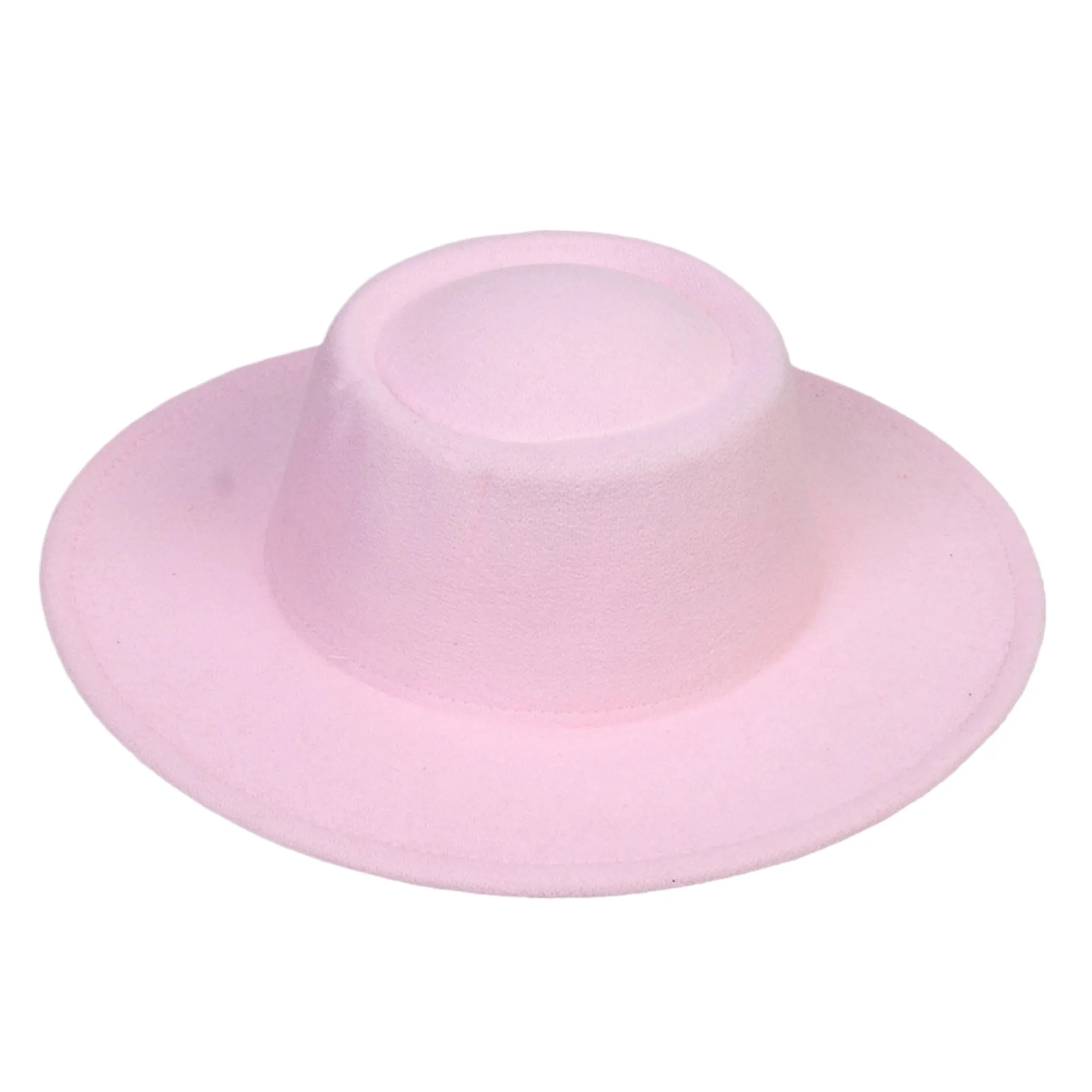 MOQ50 Wide Brim Vintage Fedora Hat 10
