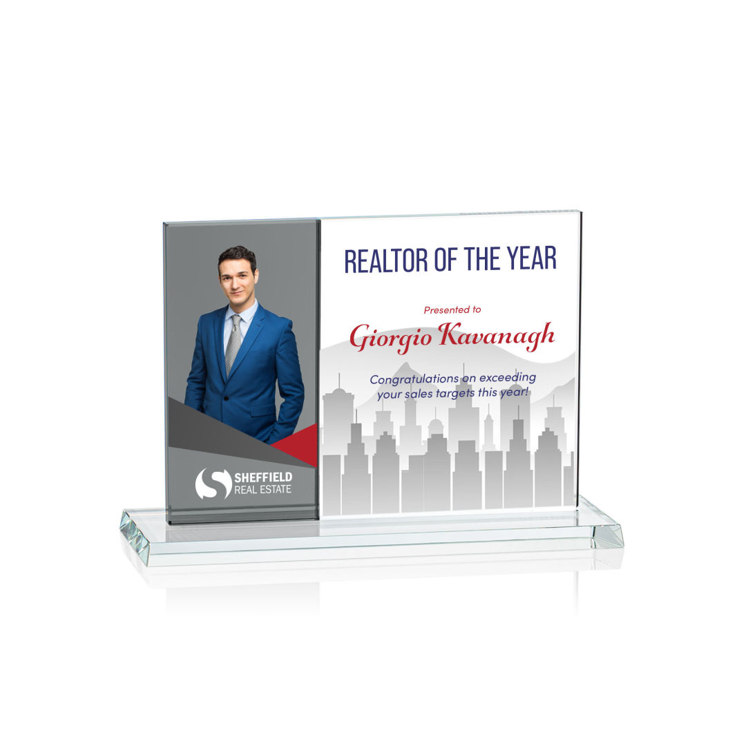 Composite Horizontal VividPrint™ Award - Grey 14