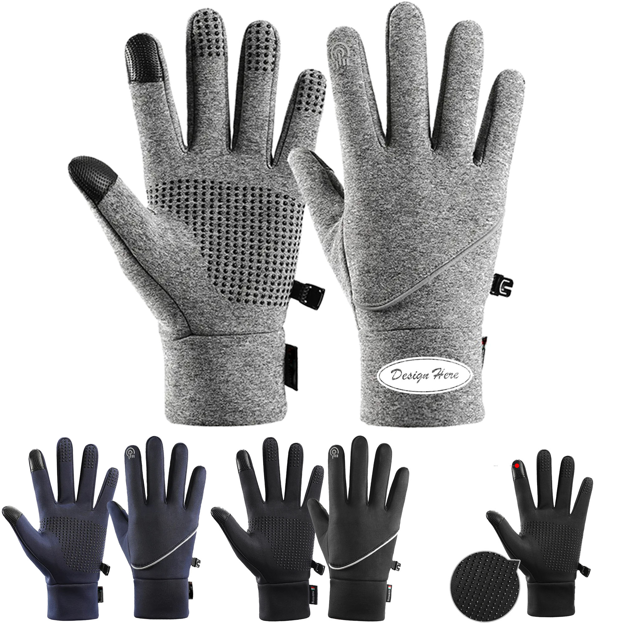 Winter Touch Screen Gloves: Thermal and Windproof 2