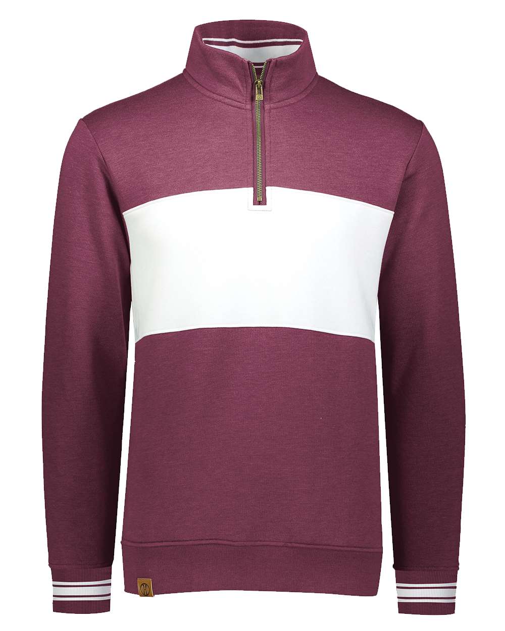 Men's All-American Fleece Colorblocked Quarter-Zip Sweatshirt - 229565, custom hoodie or sweatshirt with logo imprint 3