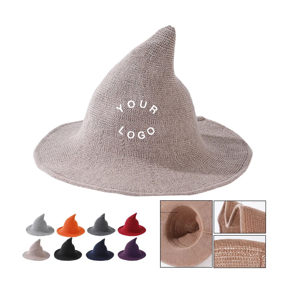 Durable Polyester Witch Hat for Festivals 6