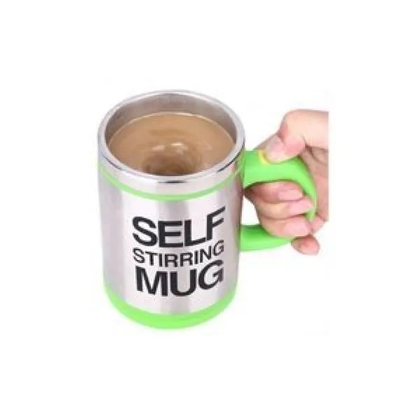 14 Oz. Stainless Steel Self Stirring Mug Mixing Cup 8