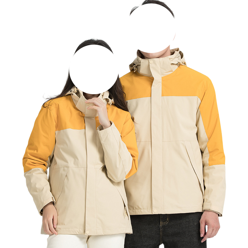 Waterproof Detachable 2-layer Hiking Jacket & Outdoor Coat 2
