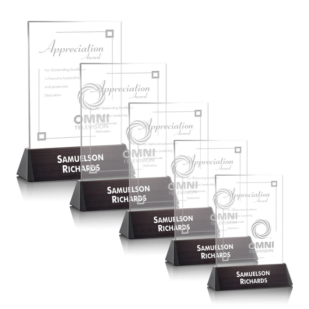 Sierra Rectangle Award - Black