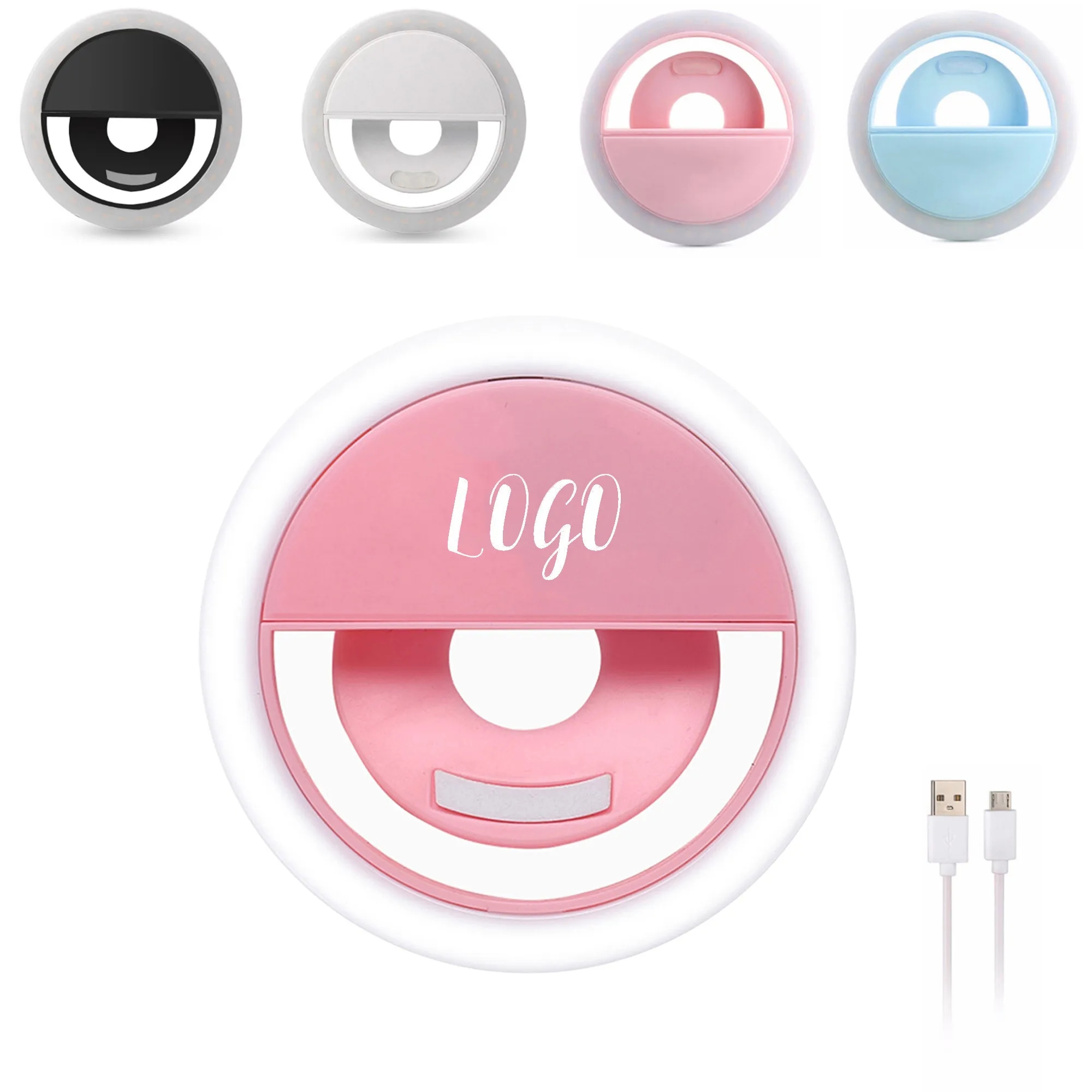 LED Selfie Clip Ring Fill Light With Usb