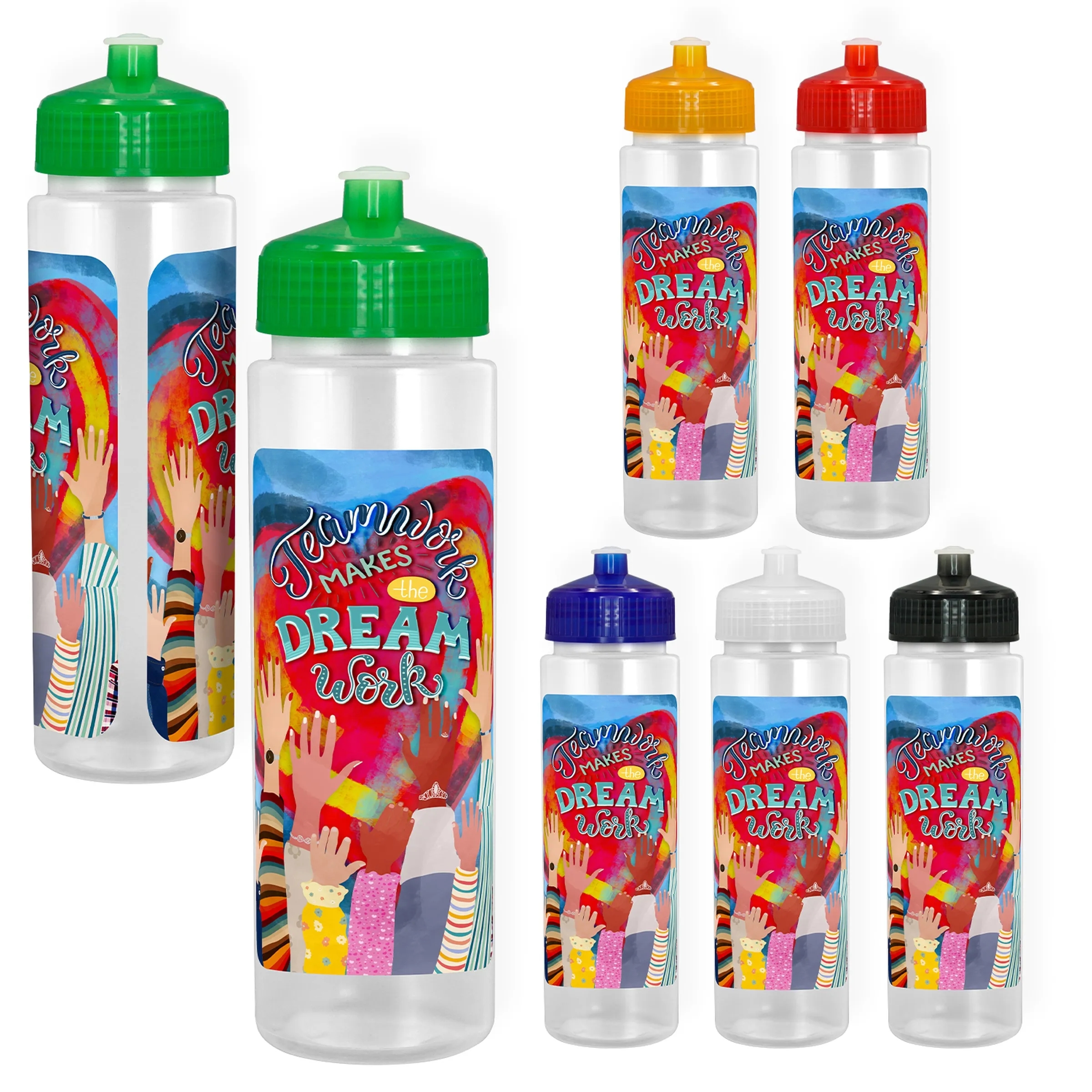 Sporty 24 oz. Full Color Grip Bottle