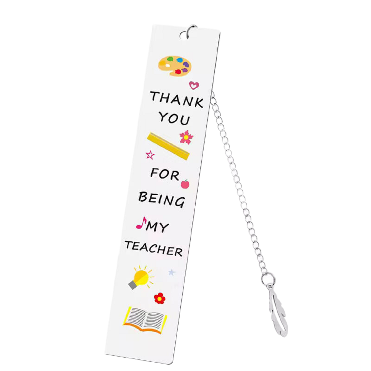 Metallic Stainless Steel Bookmark 1