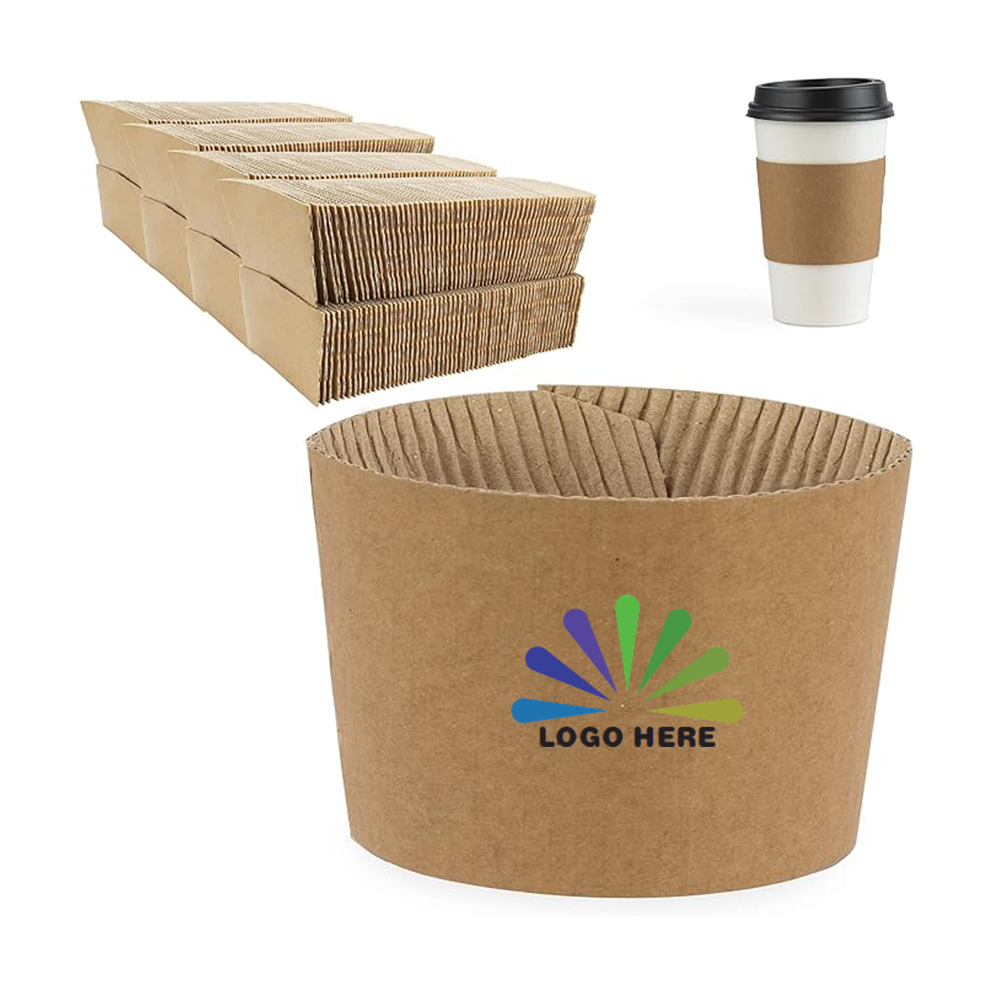 Kraft Paper Cup Sleeve 2