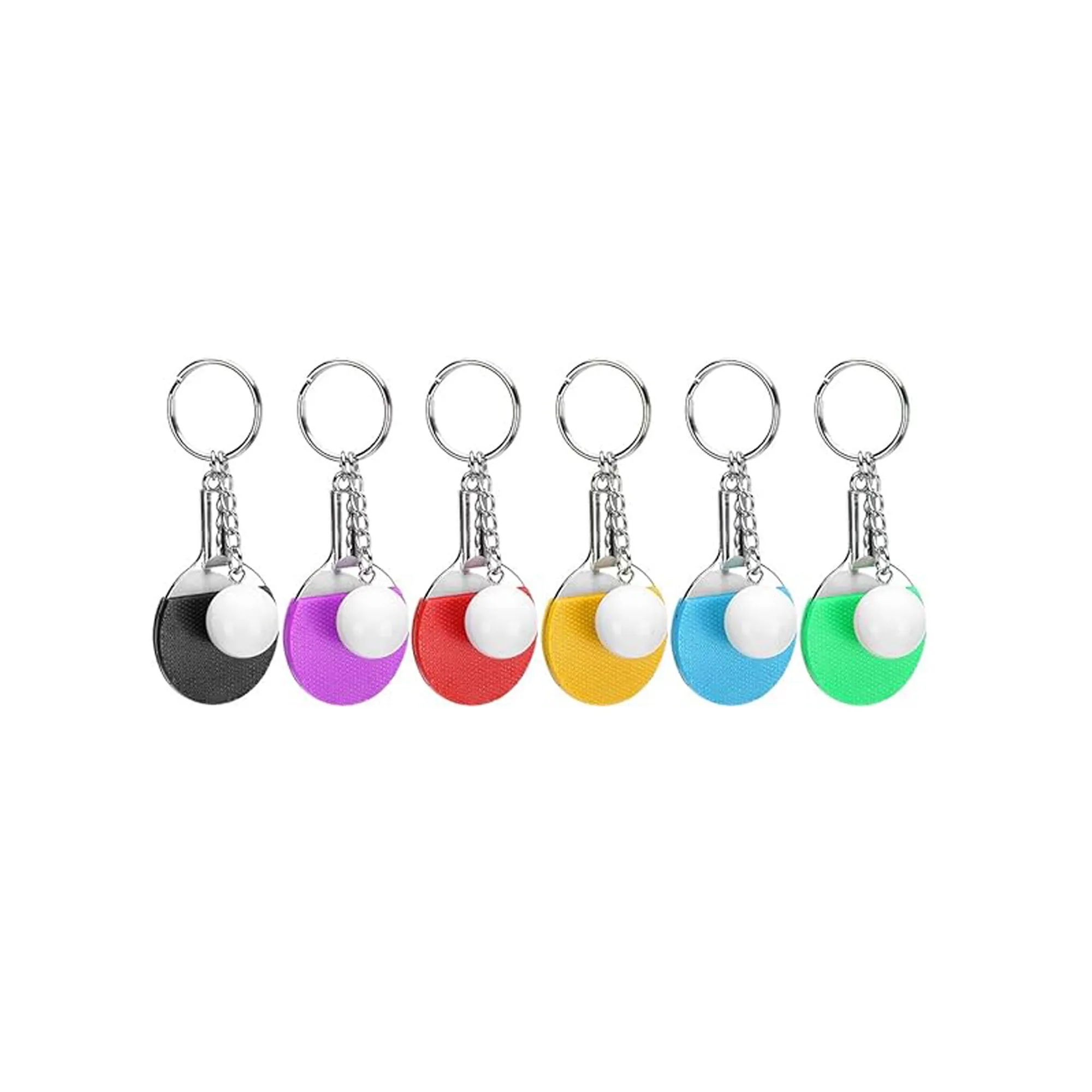 Mini Keyrings With Table Tennis Keychain 11