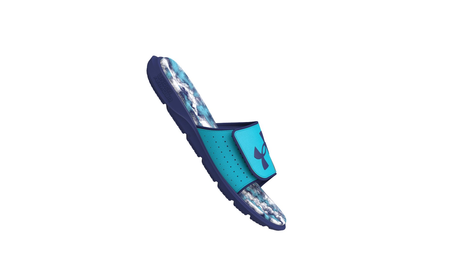 UA Ignite Pro Graphic Footbed Boys' Slides 2