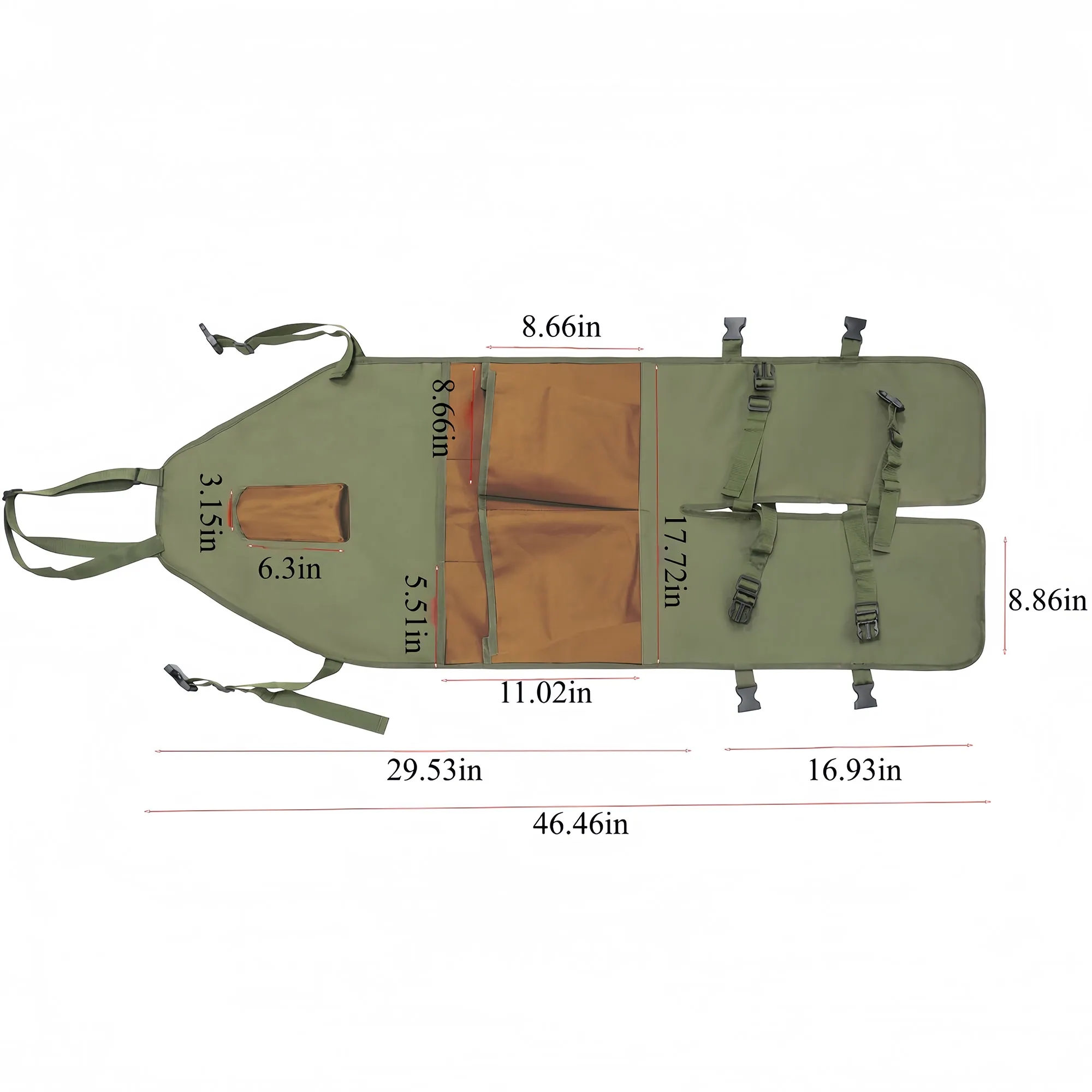 Professional Multi Pocket Garden Apron With Leg Protection 4