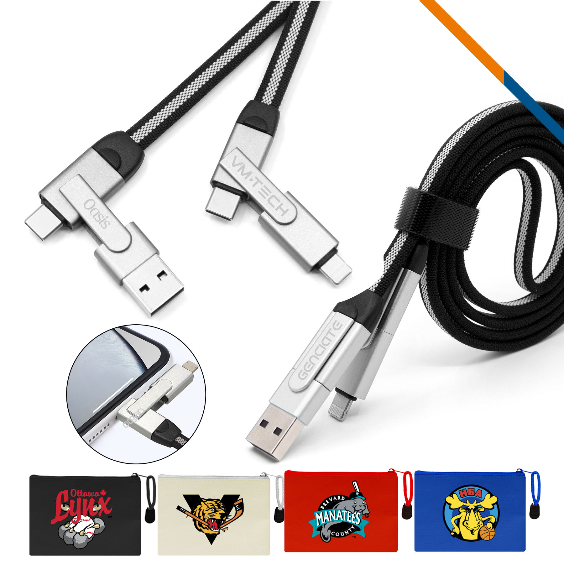 Parker 4in1 Fast Charging Cable 5
