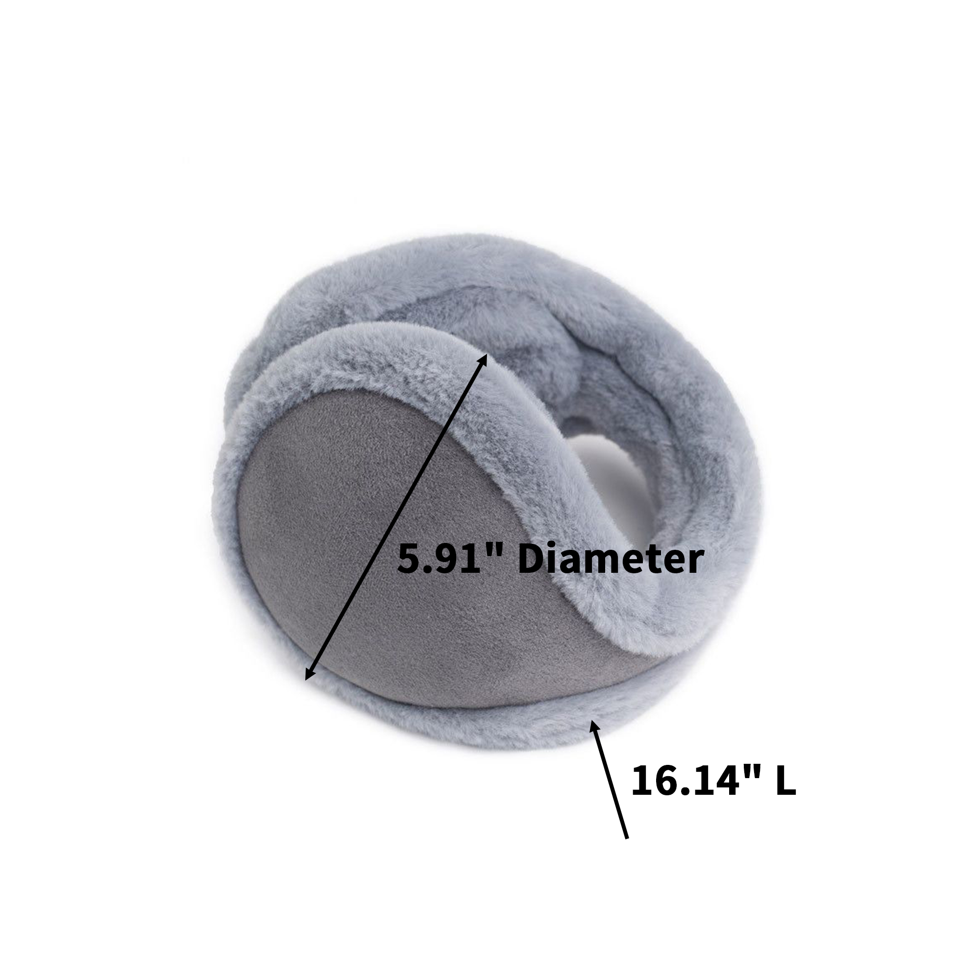 Fleece Ear Warmer With Adjustable Wrap Design 7