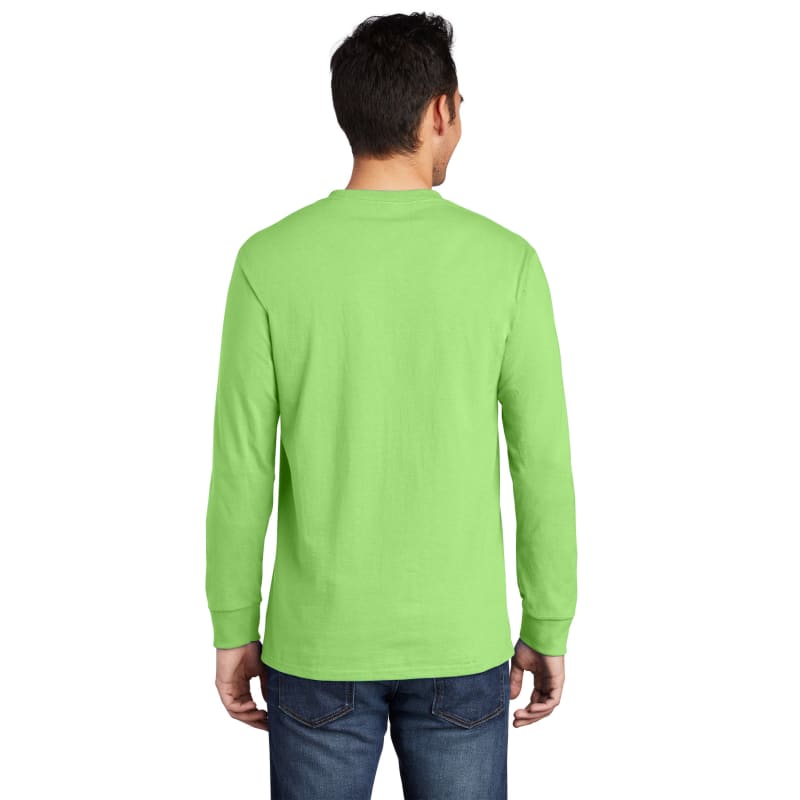Port & Company Tall Long Sleeve Essential Pocket Tee. 2