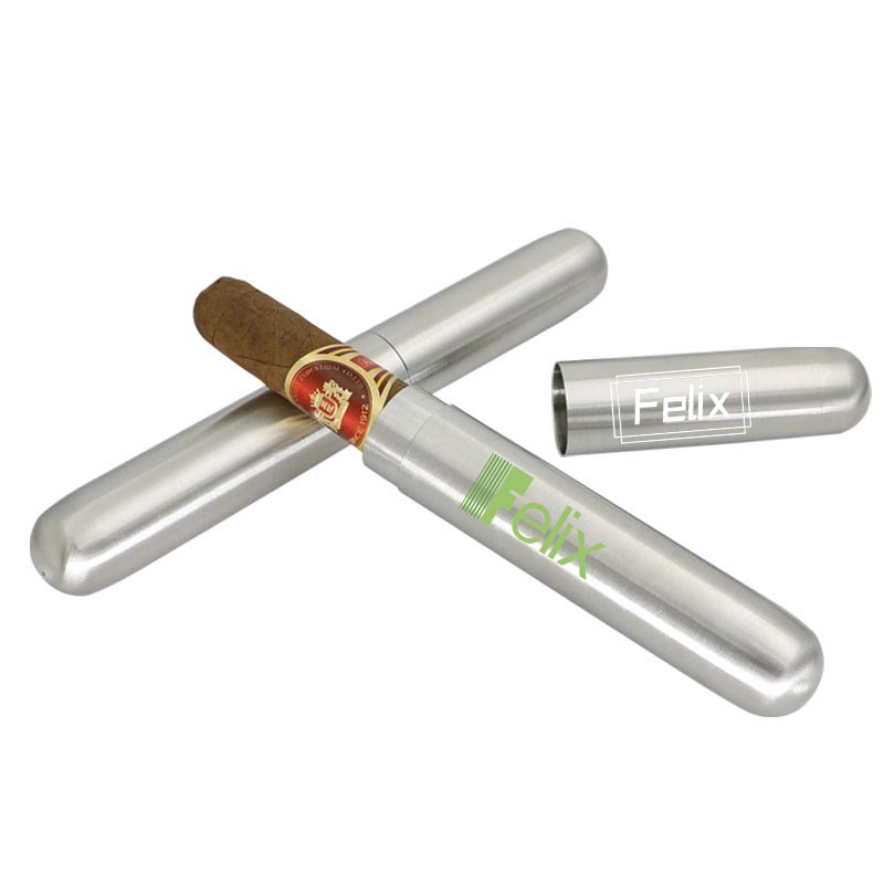 Stainless Steel Cigar Tube 2