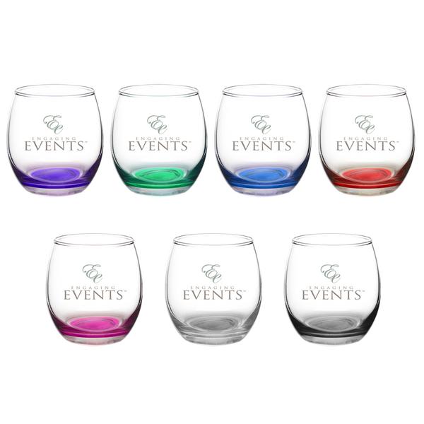Vino 11.5 oz. Mikonos Stemless Wine Glass 8