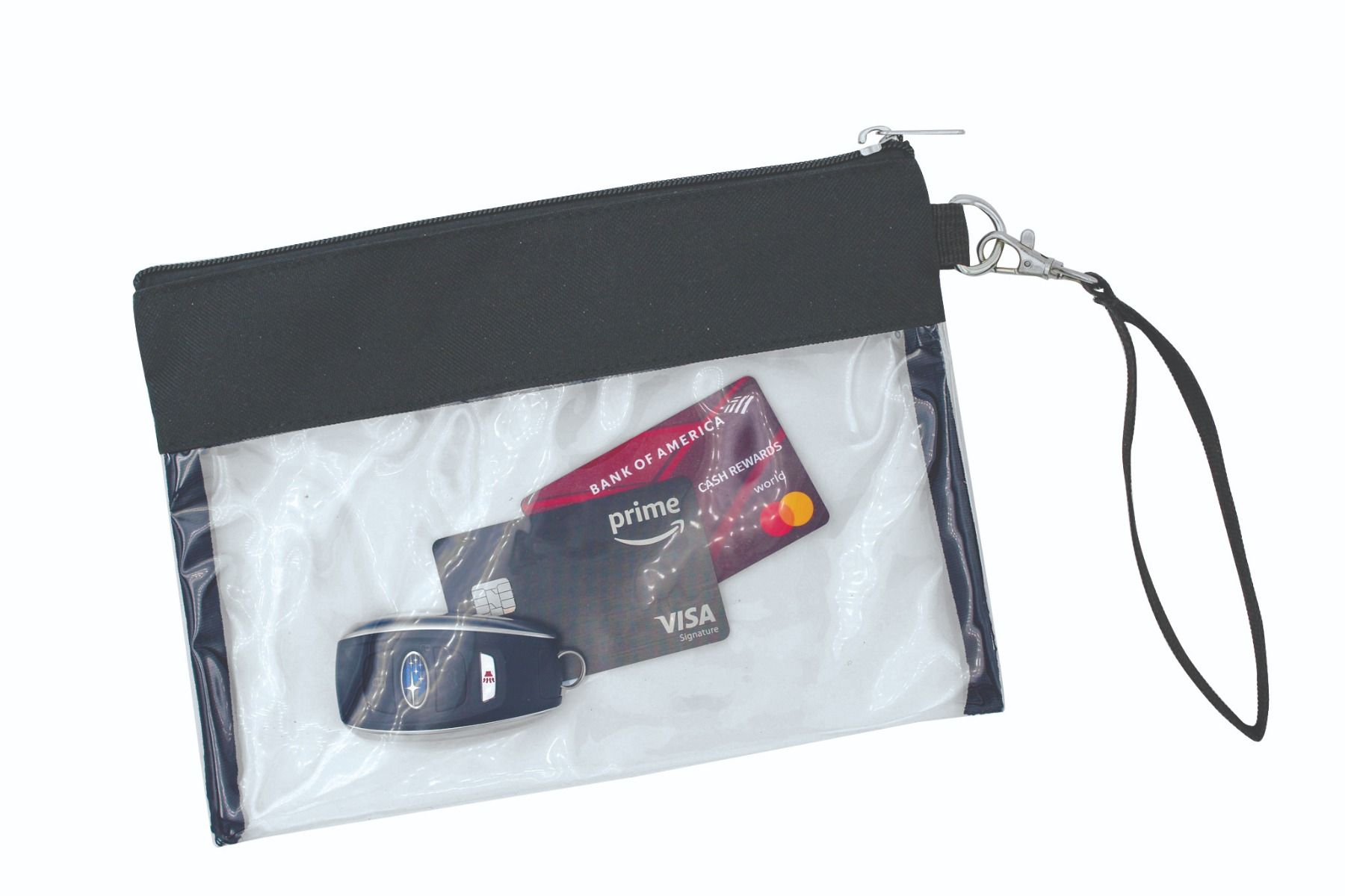 Clear Vinyl Wristlet 2
