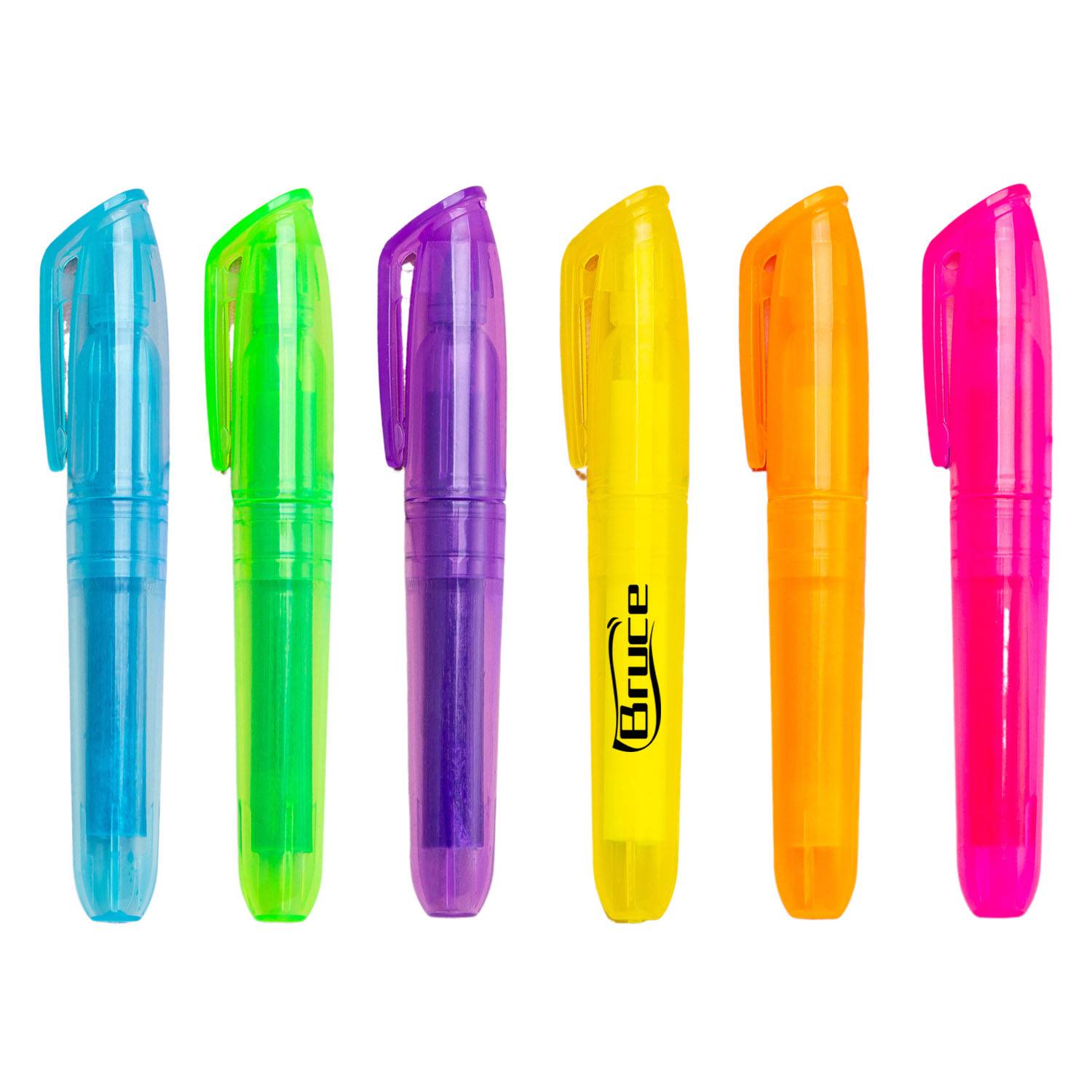 Smooth Writing Multi Color Plastic Highlighter Pen 2