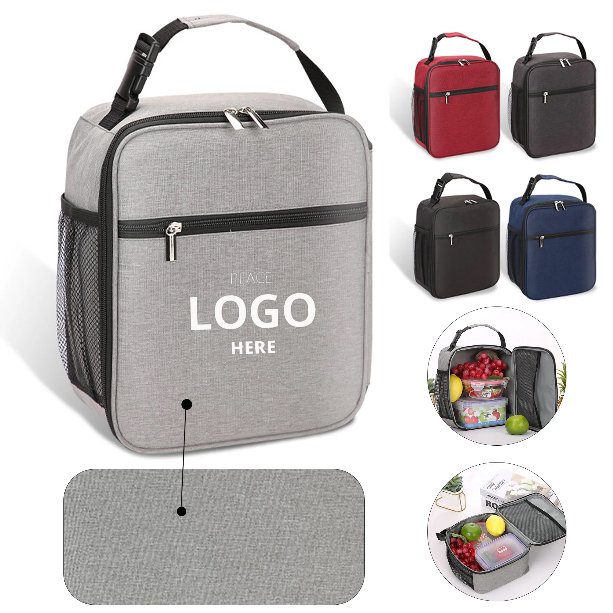 Oxford Cloth Handheld Insulated Bag 7