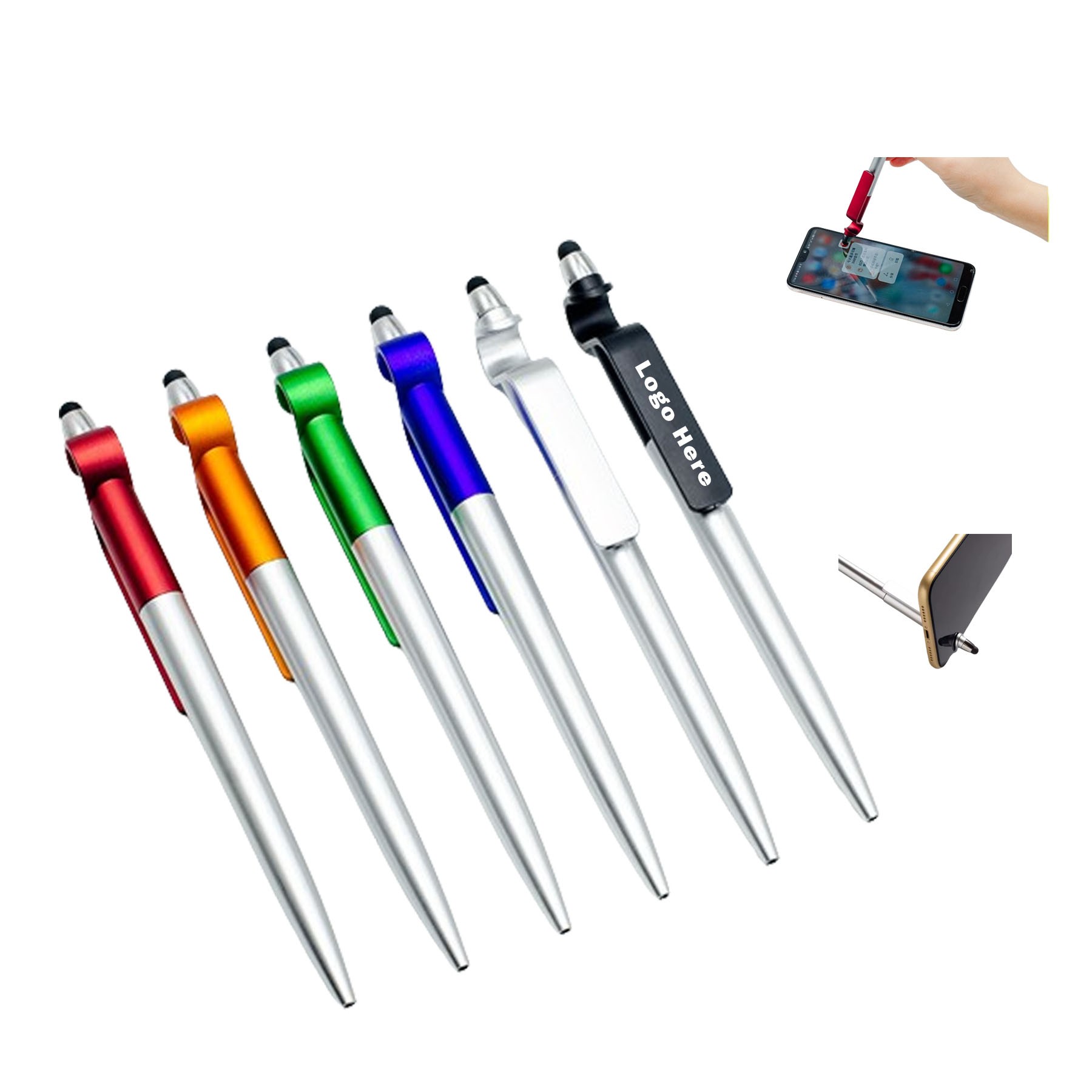 Multifunctional Smartphone Holder Stand Touch Screen Pen