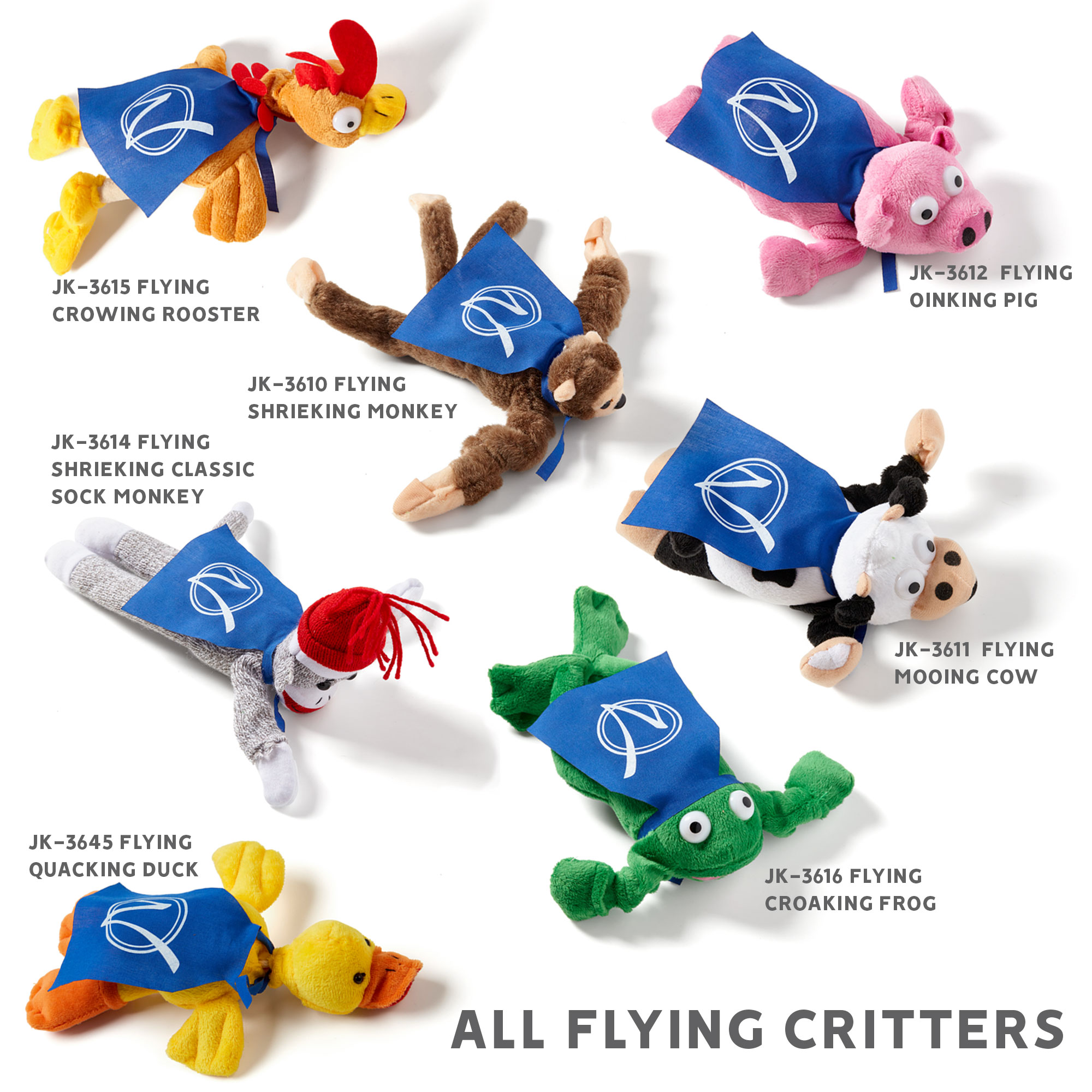Flying Crowing Rooster Plush Stuffed Animal 5