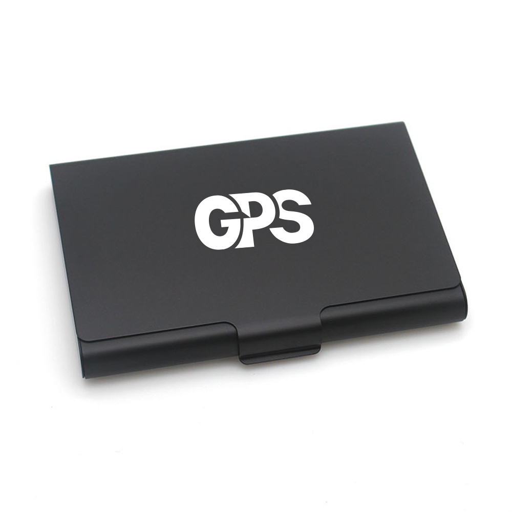 3 5/8 " Aluminum Alloy Business Card Holder 5