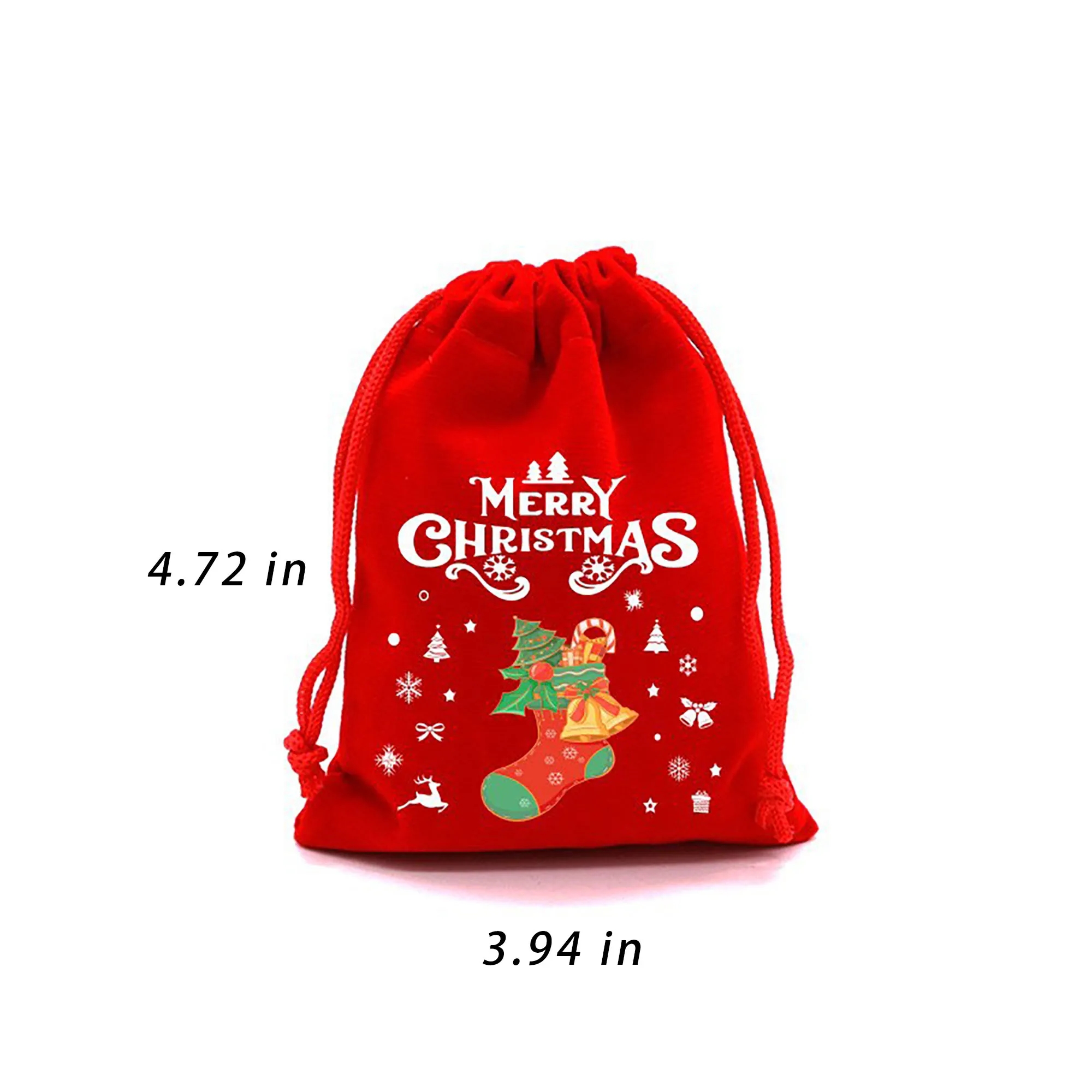 Velvet Christmas Gift Bag 3