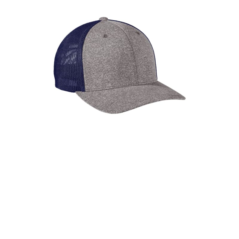 Port Authority Flexfit Melange Mesh Back Trucker Cap 2