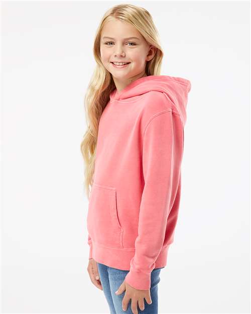 Youth Midweight Pigment-Dyed Hooded Sweatshirt - PRM1500Y 12