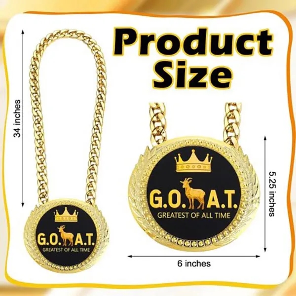 Personalized Sales Medal with Chain 3
