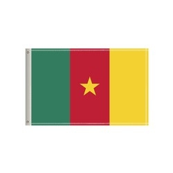 National Flag, Cameroon, Double-Sided - 96"W x 60"H 1