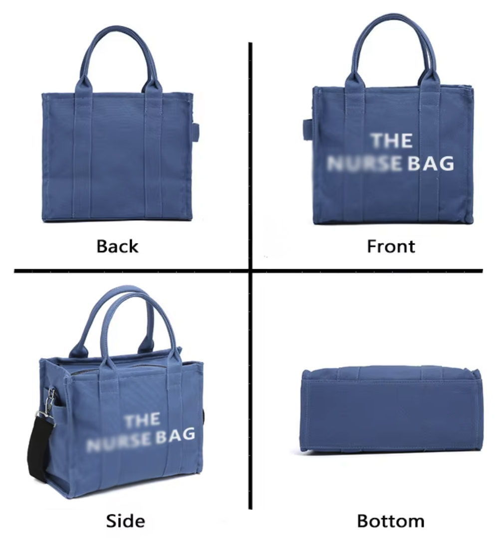Canvas Tote Bags for Women, custom tote bag with logo imprint 3
