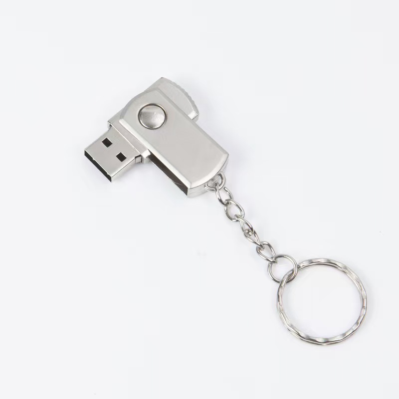 8GB Rotating Metal USB Flash Drive 4