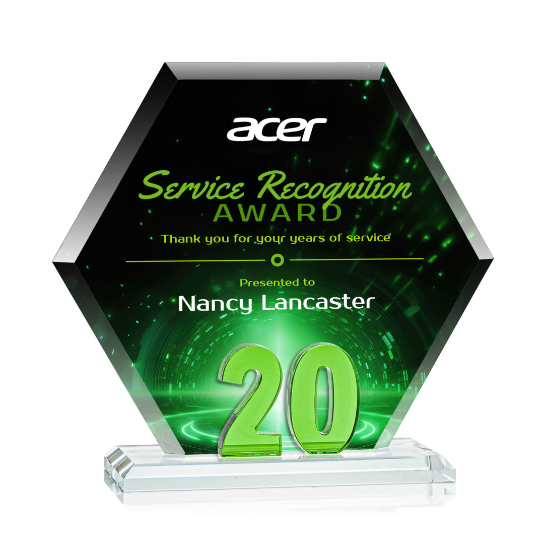 Riviera Anniversary VividPrint™ Award No 20 - Green 1