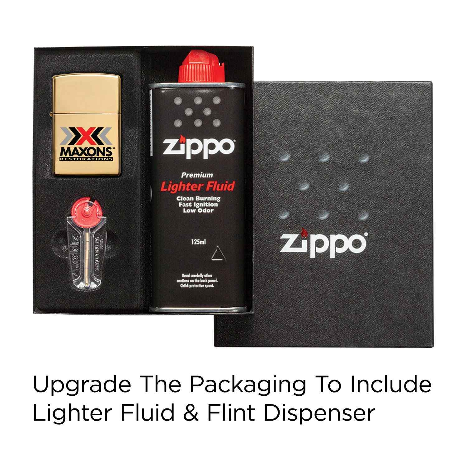 High Polish Brass Windproof Lighter