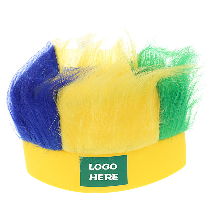 Sports Fan Wig with Headband 2