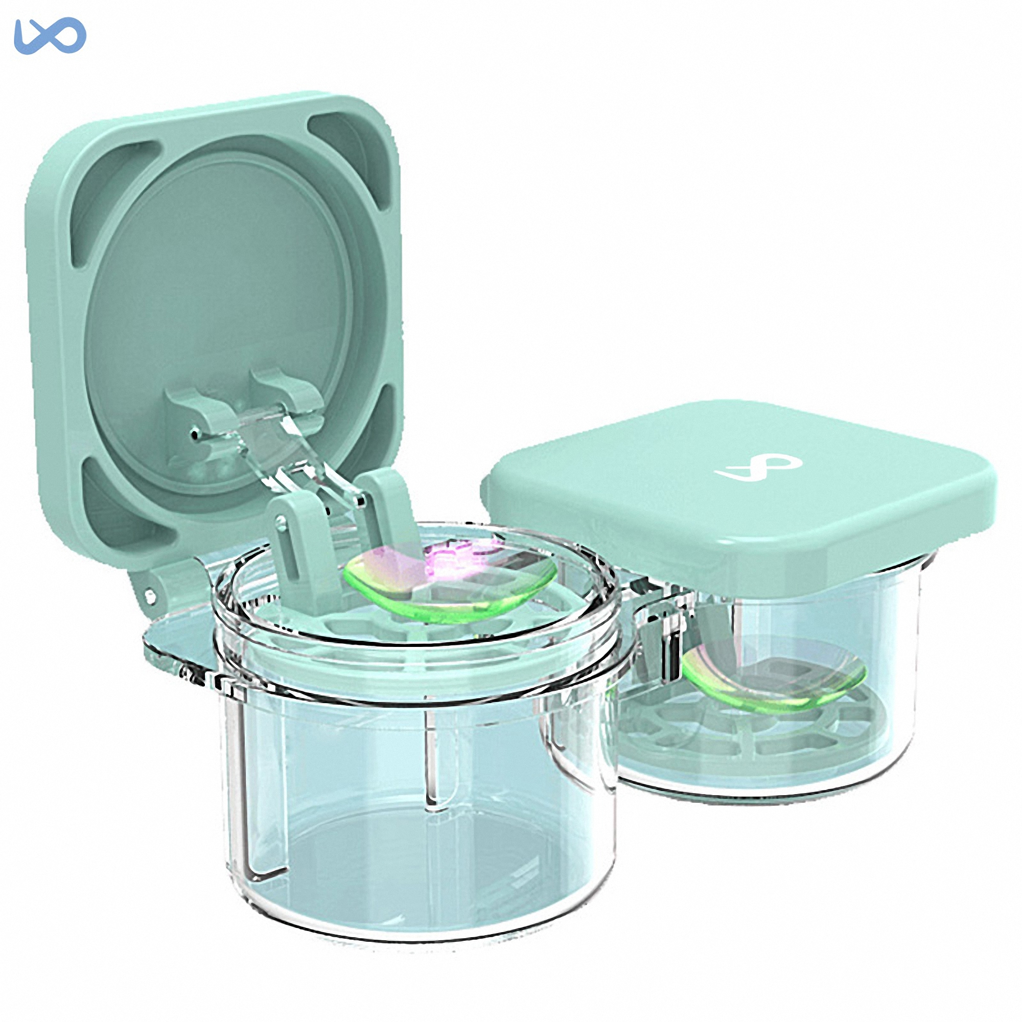 Auto Contact Lens Case - Durable & Lightweight 2