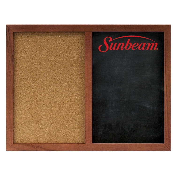 Oak Frame Combination Board 24" x 18"