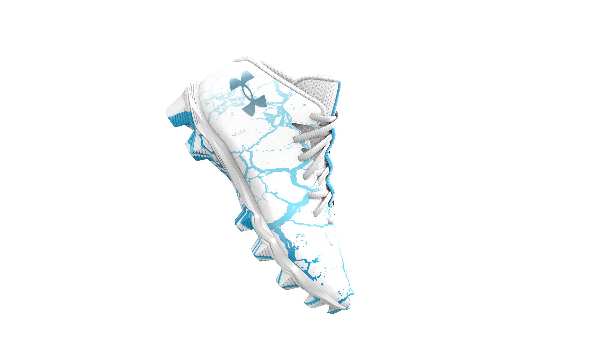 UA Spotlight Franchise 4 RM All American Jr. Boys' Football Cleats 1