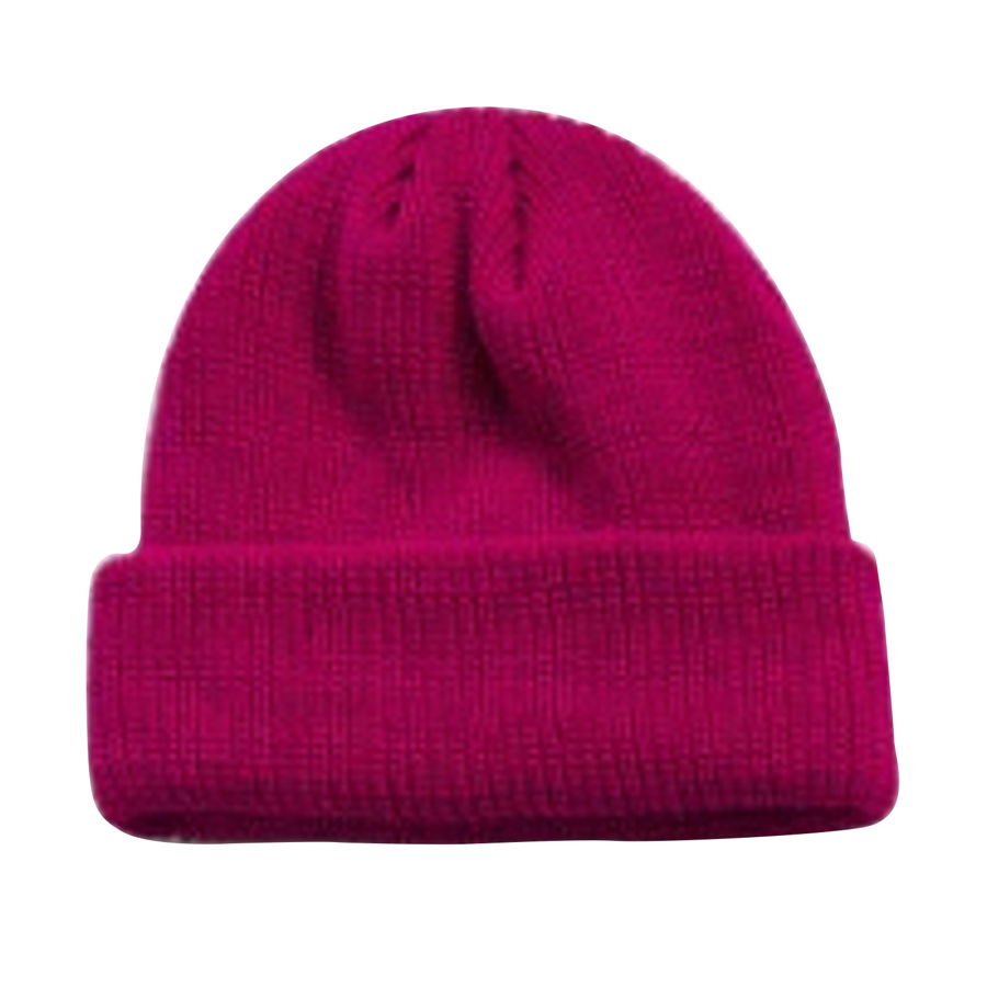 Premium Stock Ribbed Cuffed Short Length Beanie - Acrylic 2