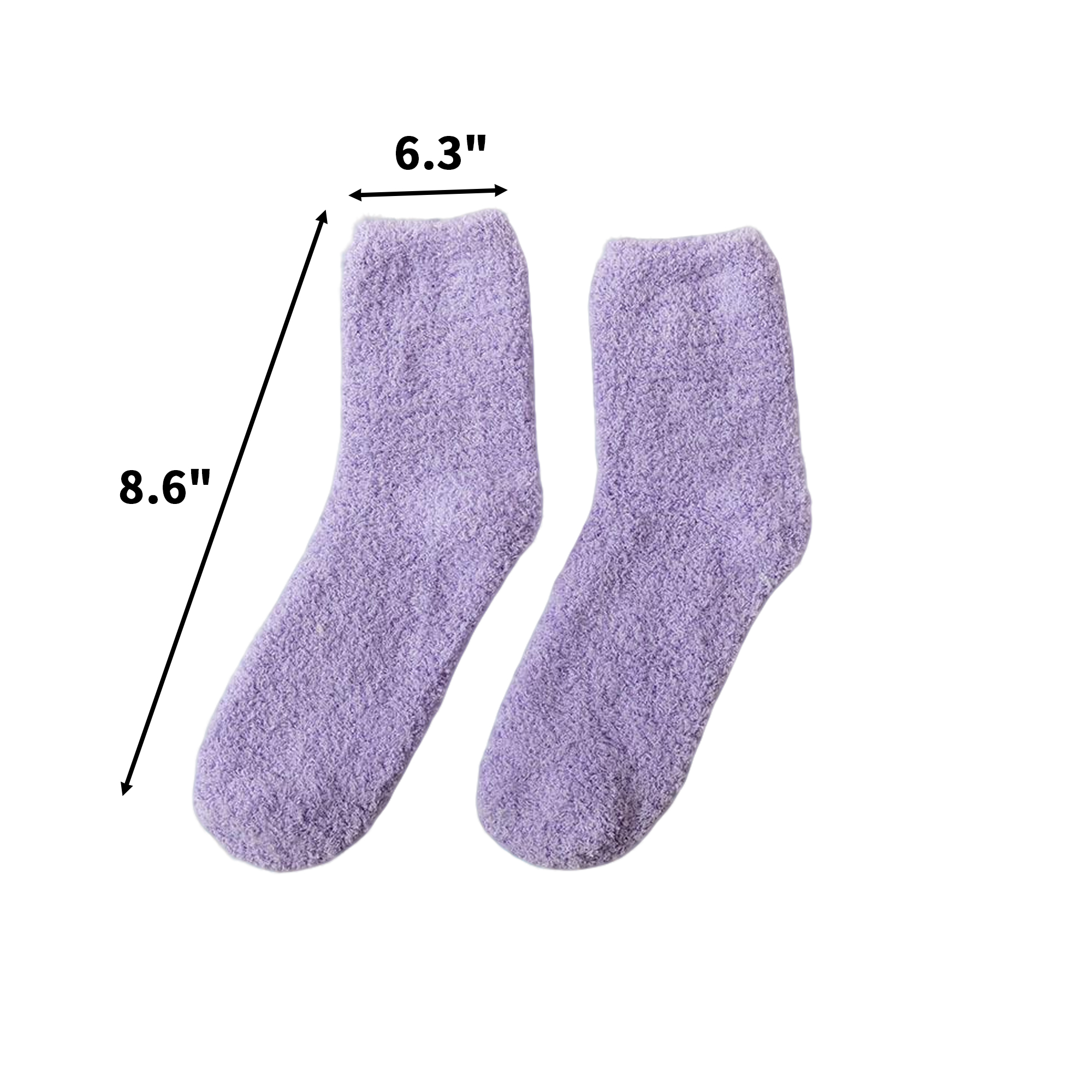 Polyester Fuzzy Sock Elastic Warm Design 2